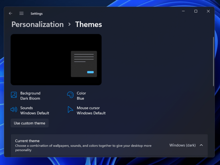 How to Install And Remove Themes in Windows 11