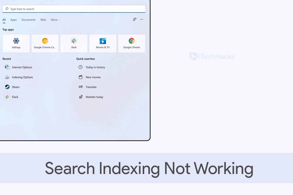 7 Ways To Fix Windows 11 Search Indexing Not Working