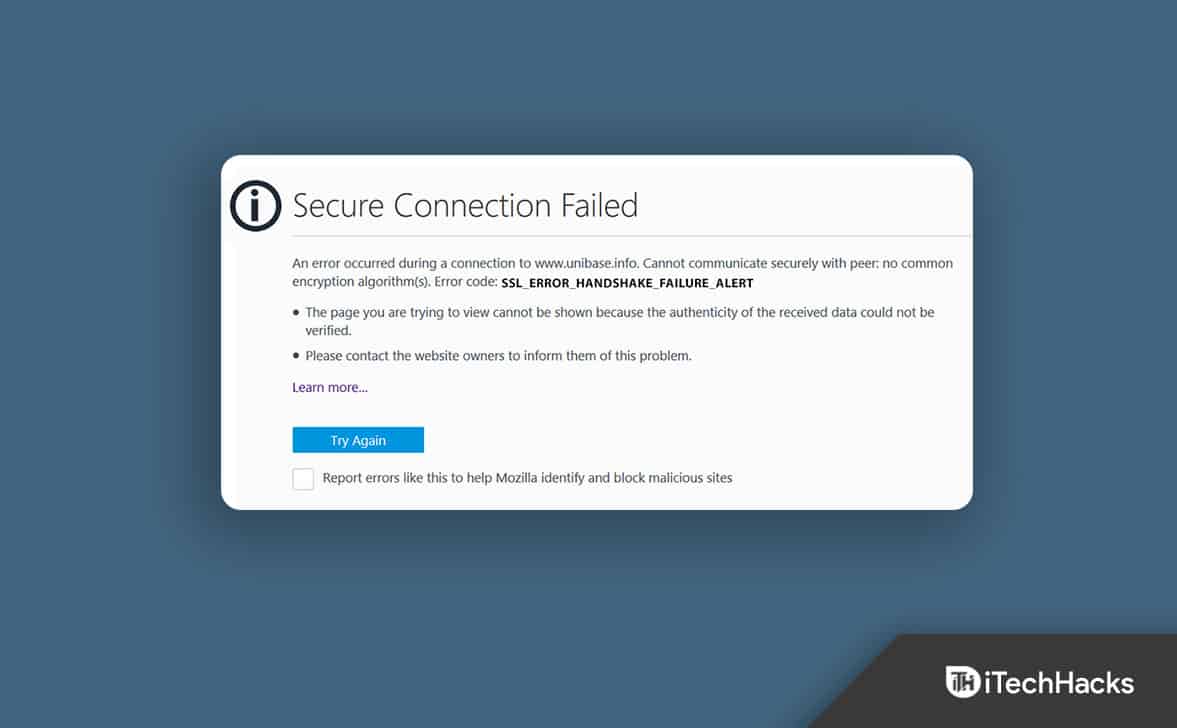 5 Ways to Fix 'SSL_error_handshake_failure_alert' in Browsers