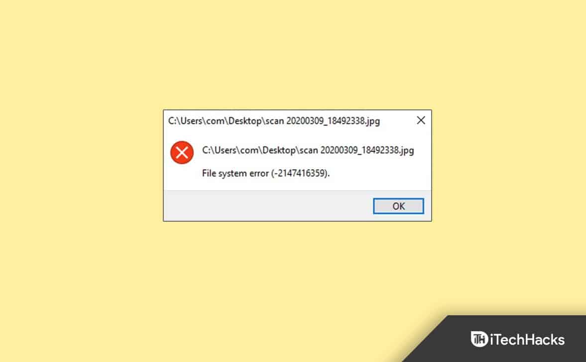 9 Ways to Fix File System Error (2147219196) in Photos App