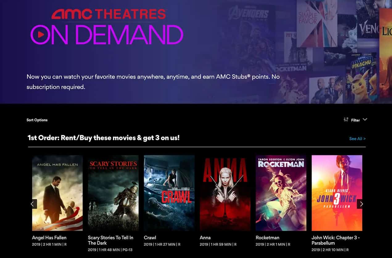 Activate AMC Theatres on Demand at activate 2024