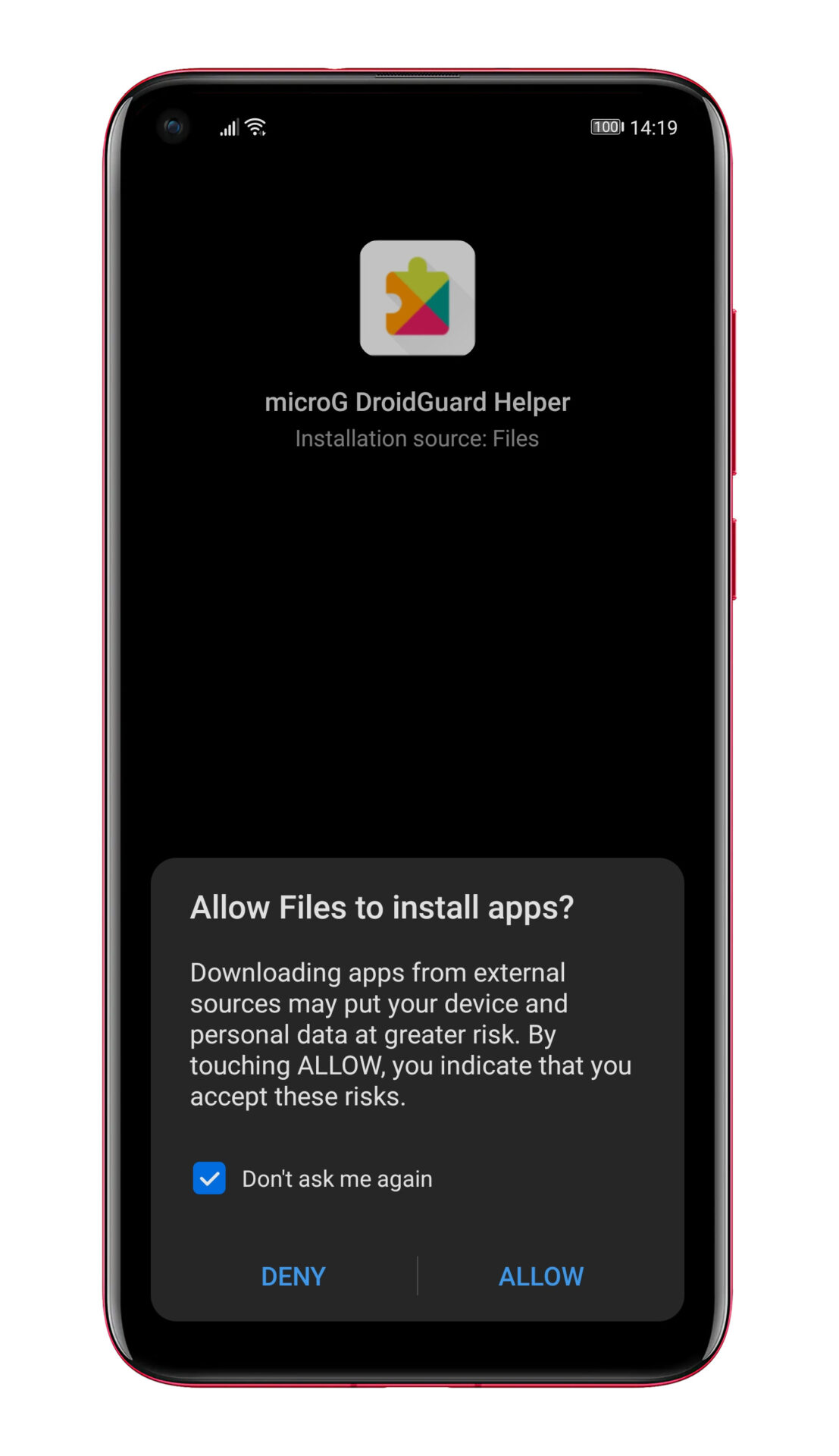 Get Push Notifications on Huawei Phone with MicroG Services