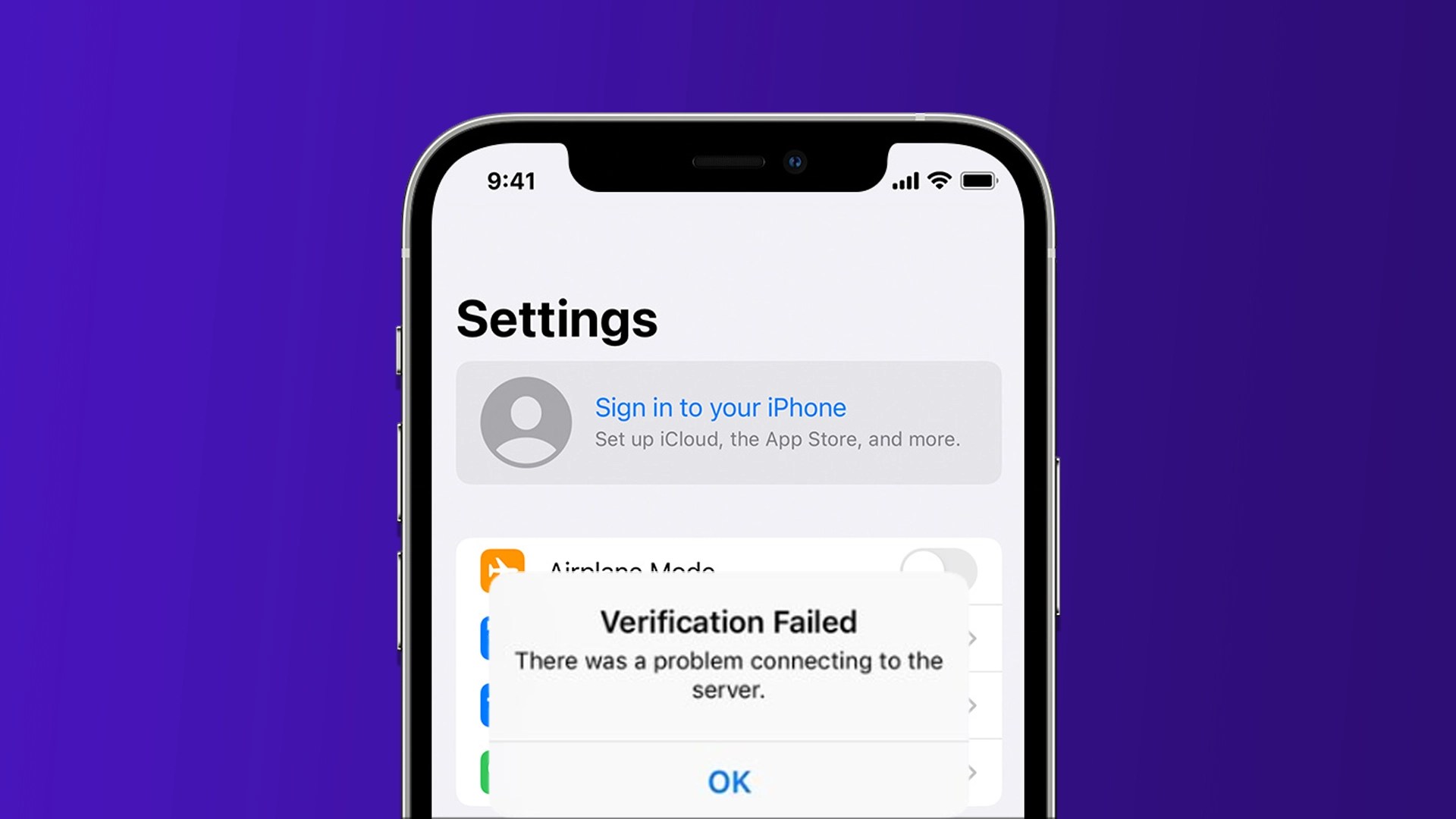How to Fix Apple ID Verification Failed for an Unknown Error in iOS 16