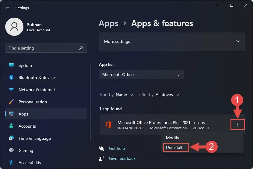 3 Ways To Uninstall Microsoft Office 2021