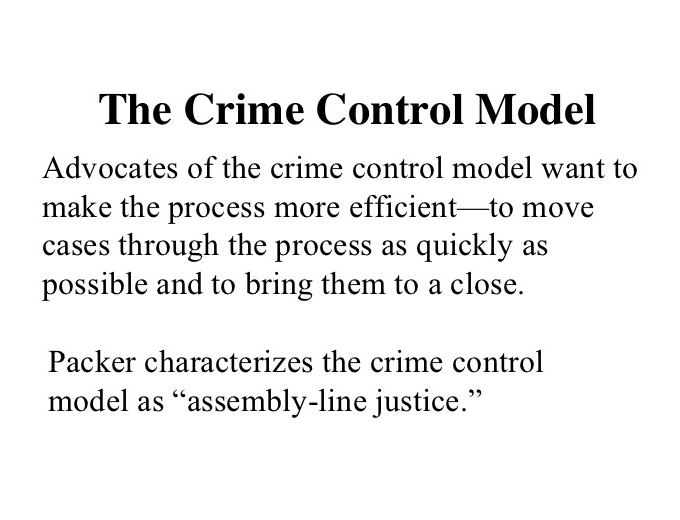 Crime Control Model Definition & Examples