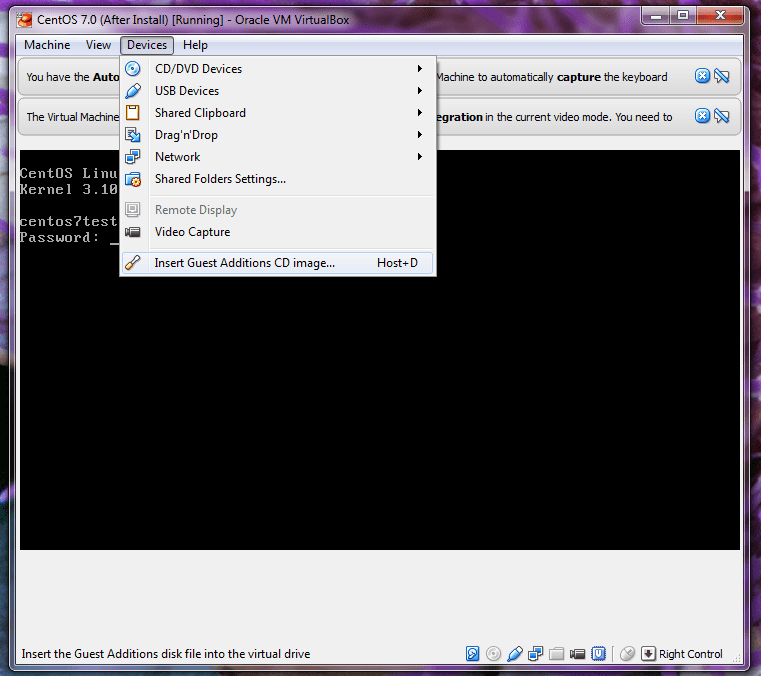 CentOS 7 VirtualBox Guest Additions Installation ITek Blog