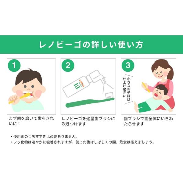 歯科専売品 レノビーゴ 38ml ＋ 艶白 子ども用仕上げ磨き 1本（色はおまかせ）全国無料便 551602お口の専門店 通販