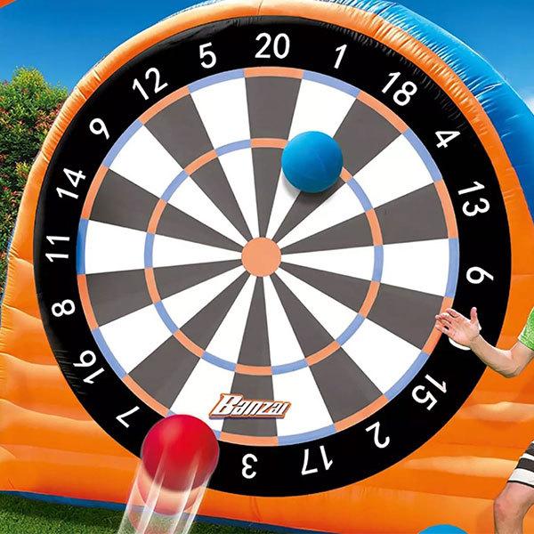家で遊べる 室内遊び おもちゃ ゲーム パーティー 庭 遊具 インフレータブルポータブル キックダーツ 71296アカムスYahoo!店