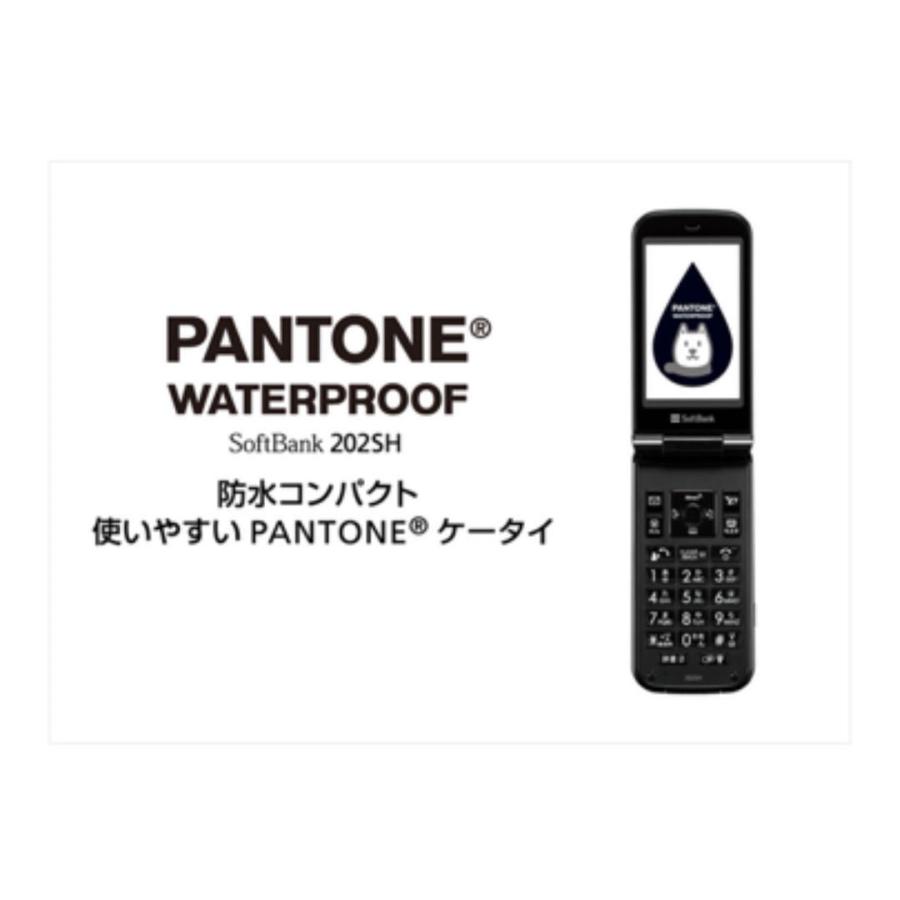 2021高い素材 SoftBank PANTONE WATERPROOF 202SH ブラック teleacv.cl