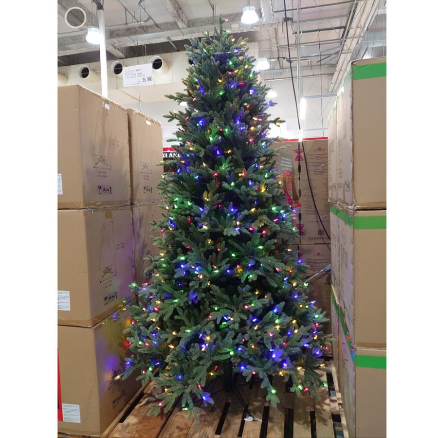 COSTCO コストコ クリスマス ツリー 約220cm 大型 屋内用 LED 700球 インテリア イルミネーション 送料無料 cot