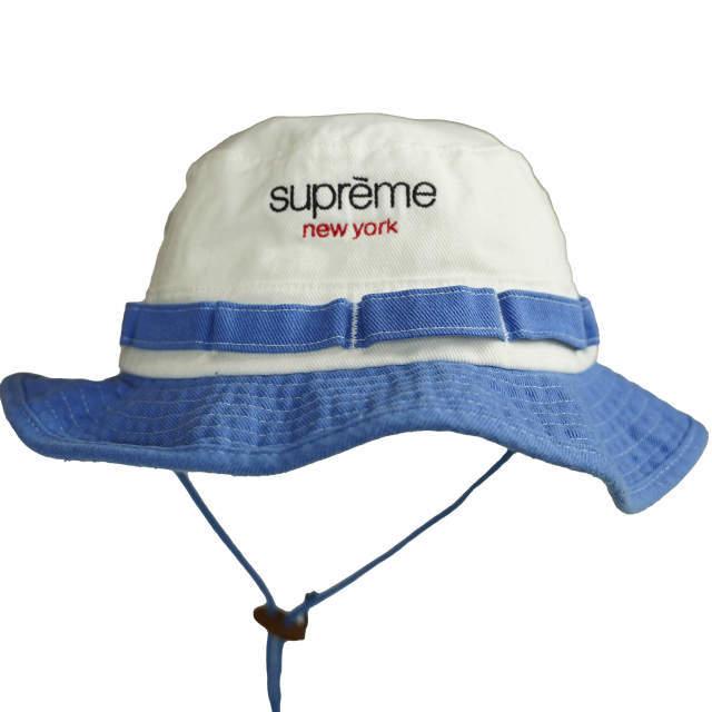 Supreme シュプリーム 20SS Contrast Boonie コントラストブーニー M/L ブルー/ホワイト バケットハット 帽子
