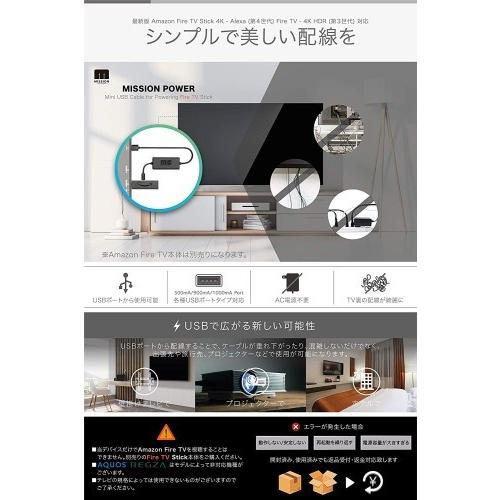 最新版 Amazon Fire TV Stick 4K 対応 テレビ USBポートから 給電可能に Alexa (第