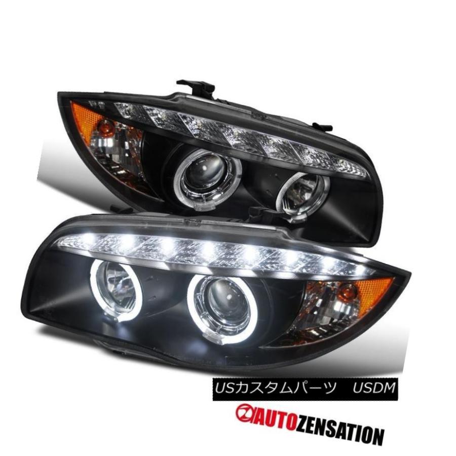 ヘッドライト BMW 0411 E87 / 0713 E88 / E82 1シリーズブラックハロープロジェクターLEDヘッドライト BMW
