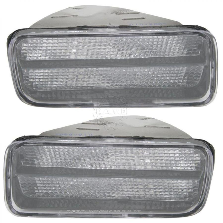 USコーナーライト サイドコーナーパーキングライトランプクリアペア8592シボレーカマロZ28用 Side Corner Parking