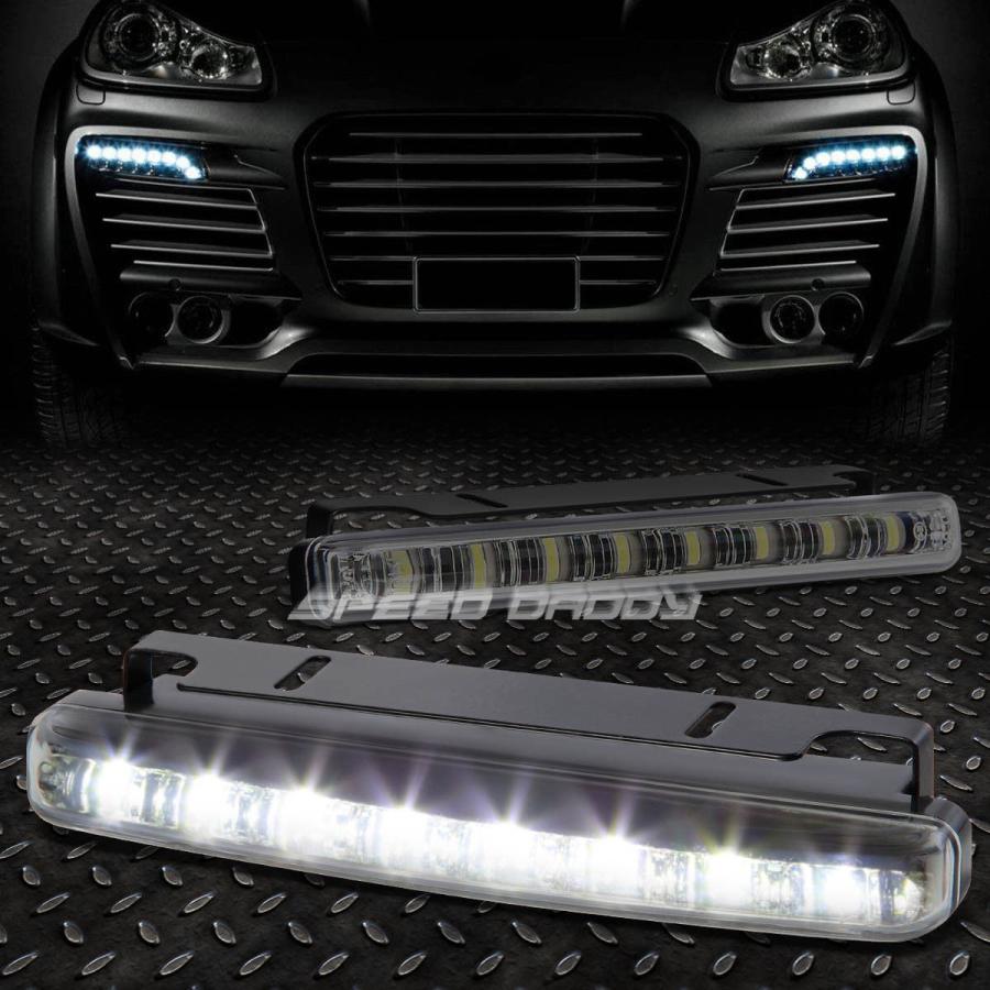 USフォグライト BLACK HOUSING CRYSTAL HEADLIGHT + CORN ER + SMOKED LED FOGラ 自動車