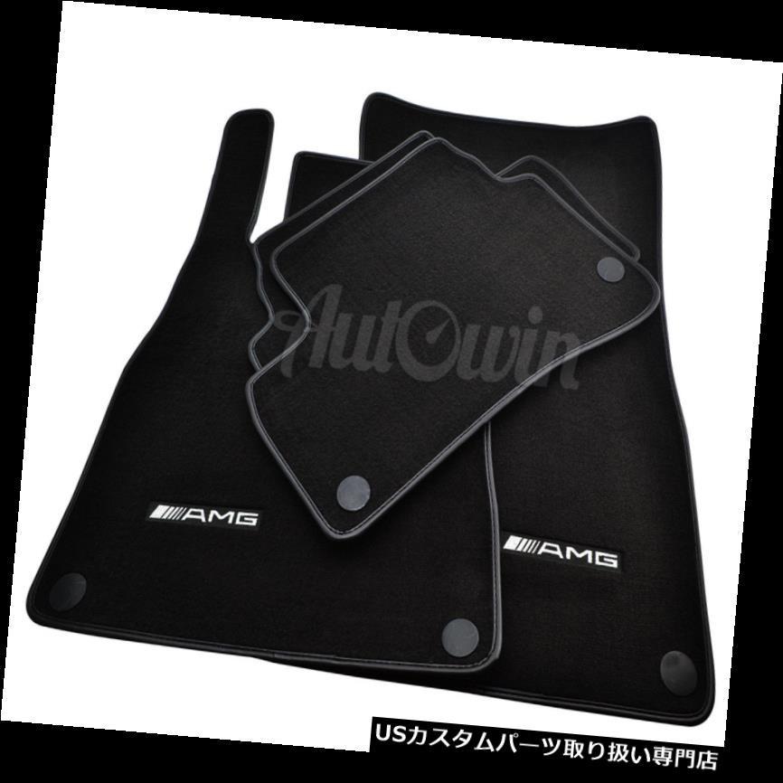 フロアマット AMGロゴ付きメルセデスベンツCクラスW203用フロアマット 新しいカラーバリエーション Floor Mats For