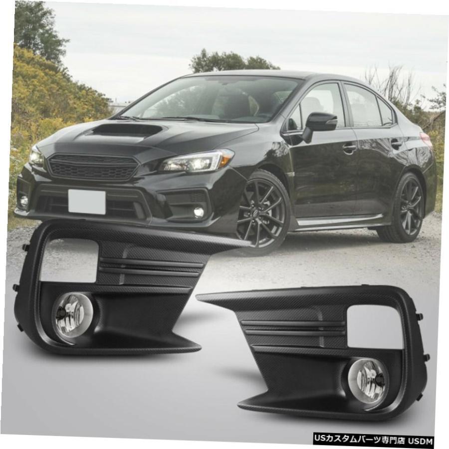 1819スバルWRX / WRX STIフォグライトクリアレンズ配線用キットペアが置き換えスイッチ For 1819 Subaru WRX