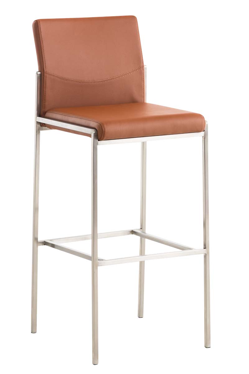 Barhocker Torino mit Lehne Thekenhocker Kunstleder Barstuhl Tresenstuhl