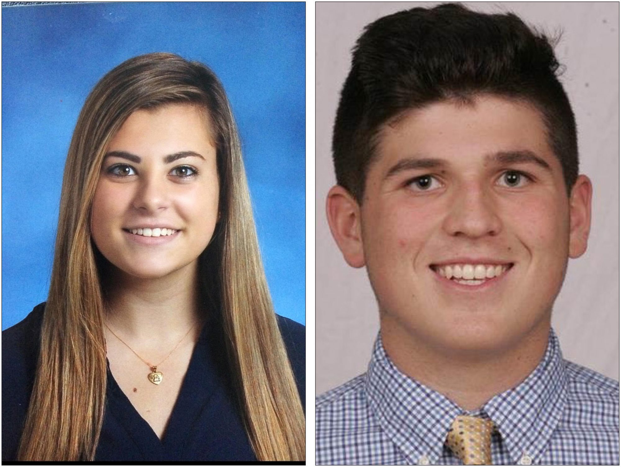 Ryan Graciale and Tara Driver are the April Moynihan studentathletes