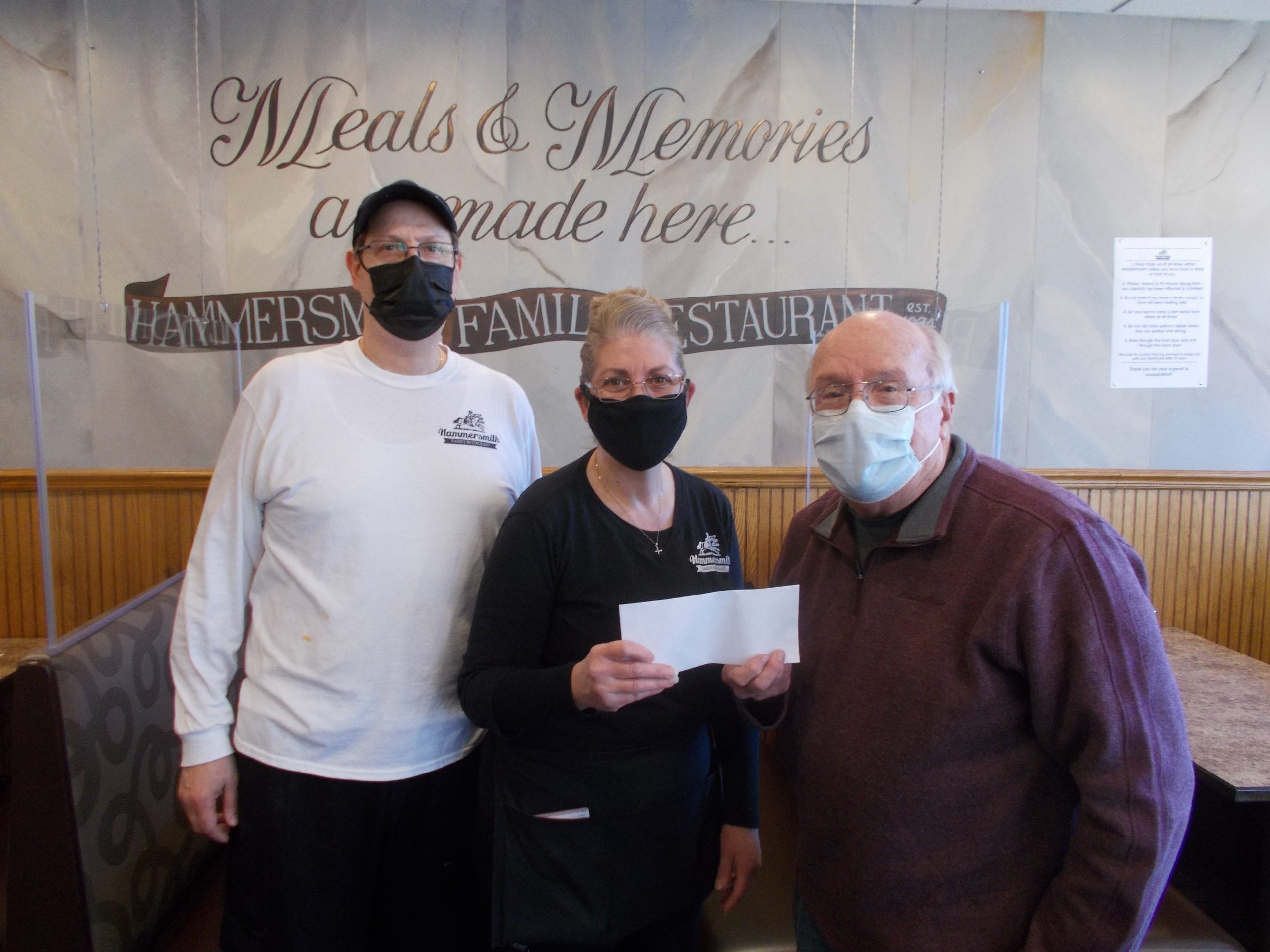 Hammersmith Family Restaurant donates to World Series Park Itemlive