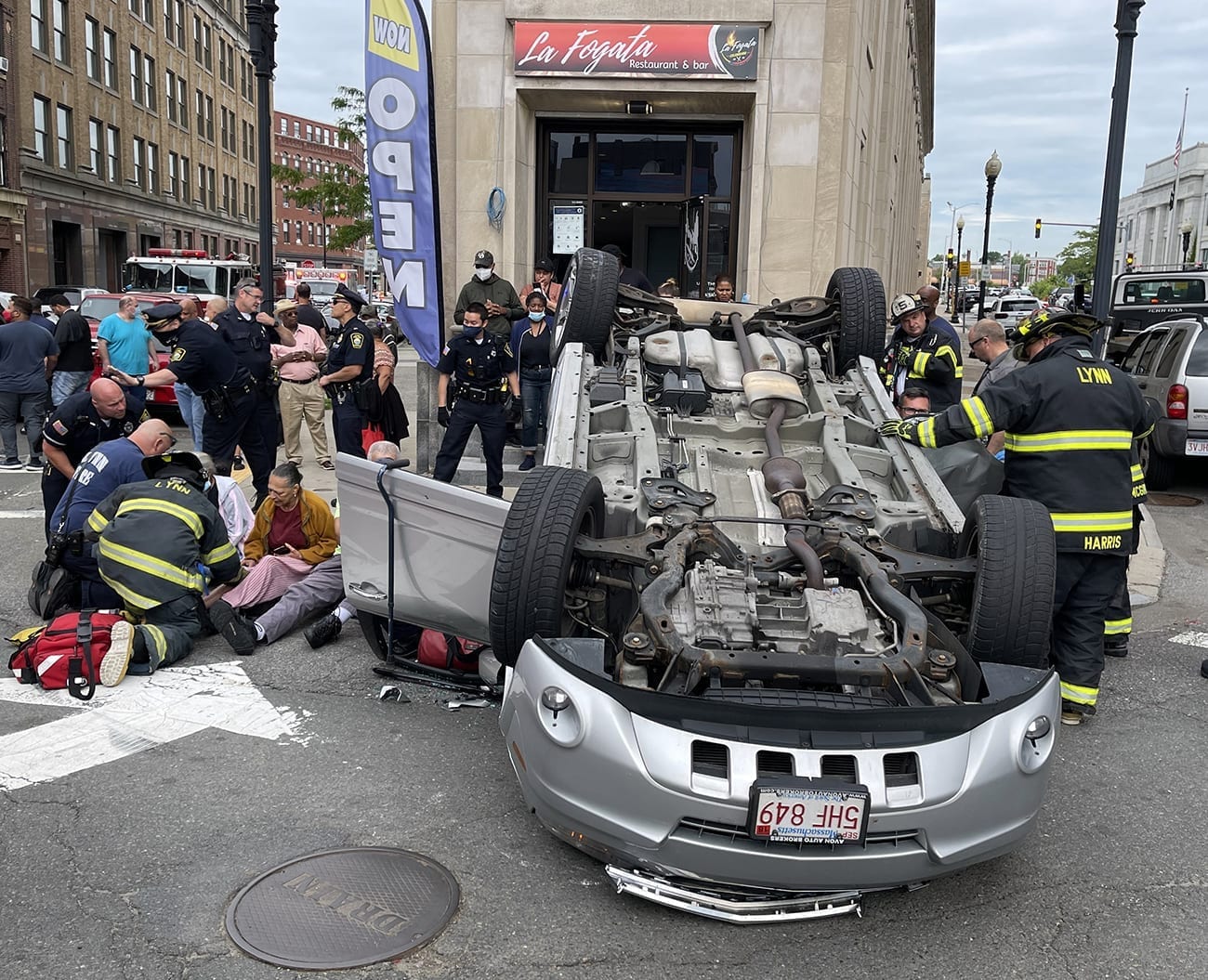 Four hurt in downtown Lynn collision Itemlive