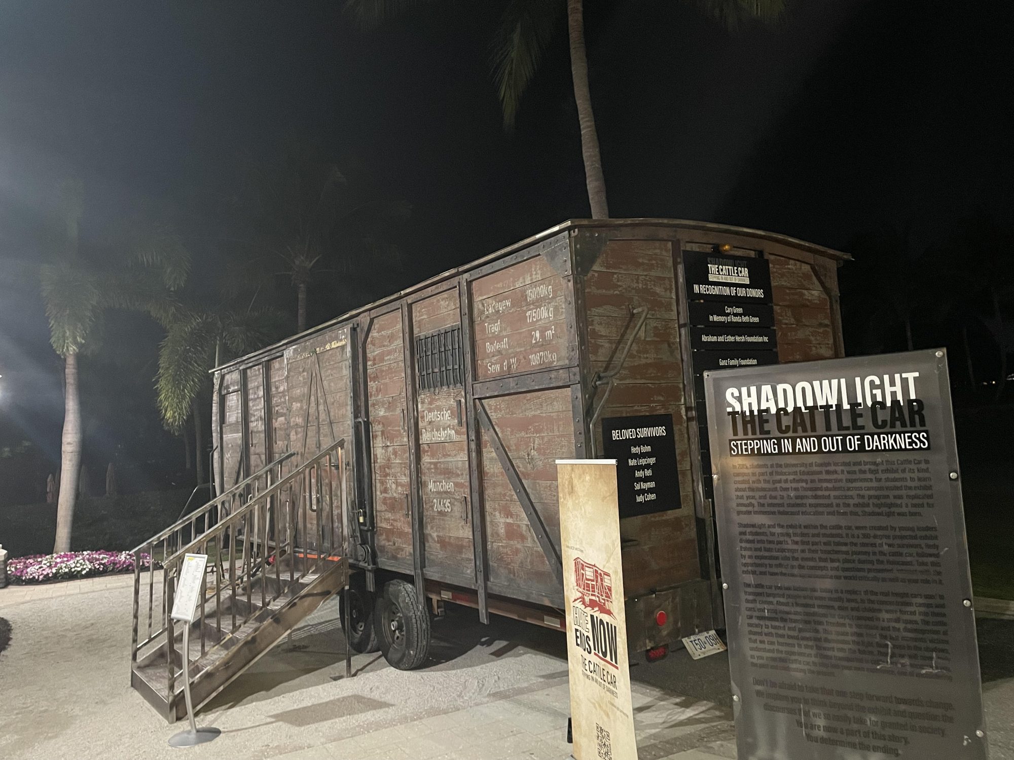 Hate Ends Now cattle car campaign visits communities Itemlive