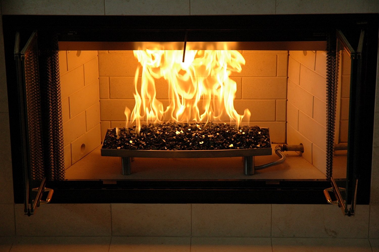 Reflective Fire Glass Itempusher