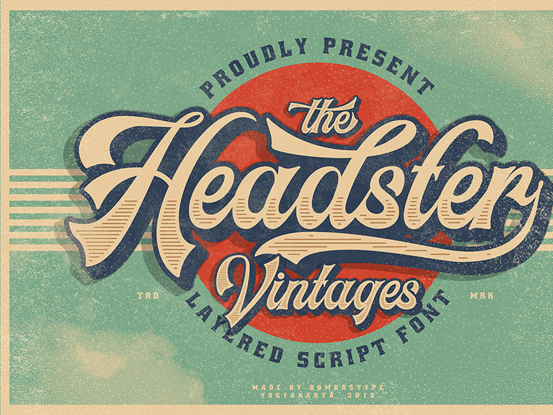 Headster Vintage Font Demo by BombasType EpicPxls