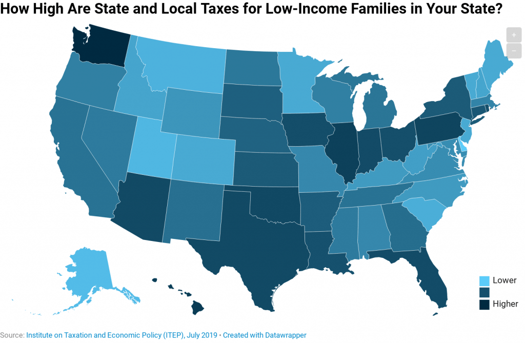 Which States Have the Highest Tax Rates for People? ITEP