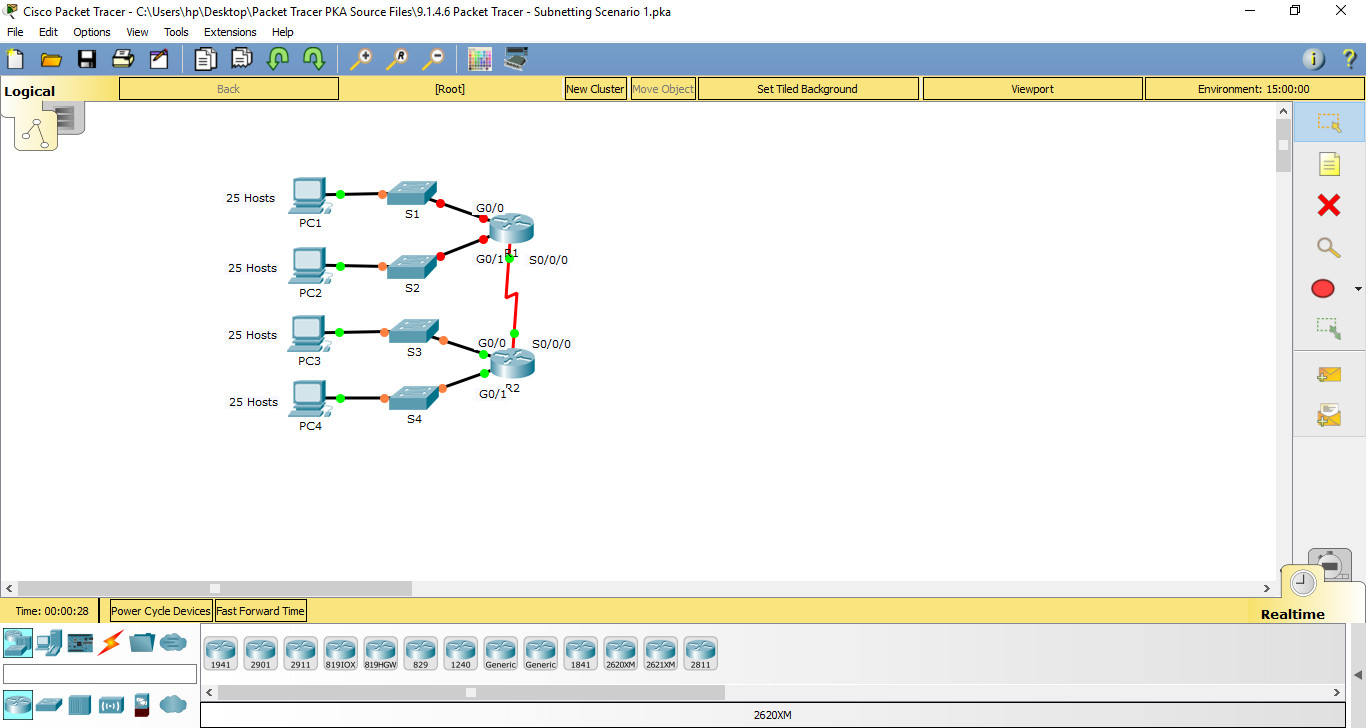 8.1.4.7/9.1.4.6 Packet Tracer Scenario 1 Instructions Answers