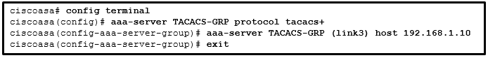 Refer to the exhibit. A network administrator is configuring AAA