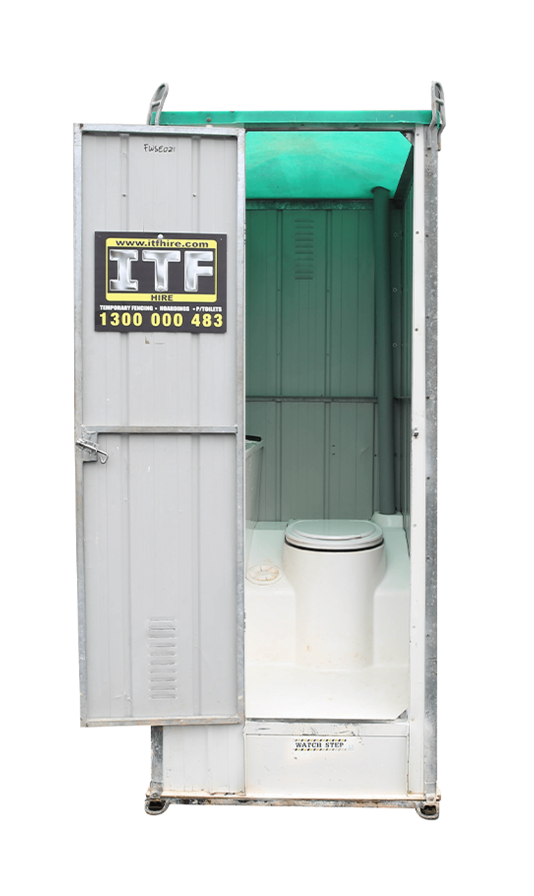 Steel Fresh Flush Portable Toilet ITF HIRE