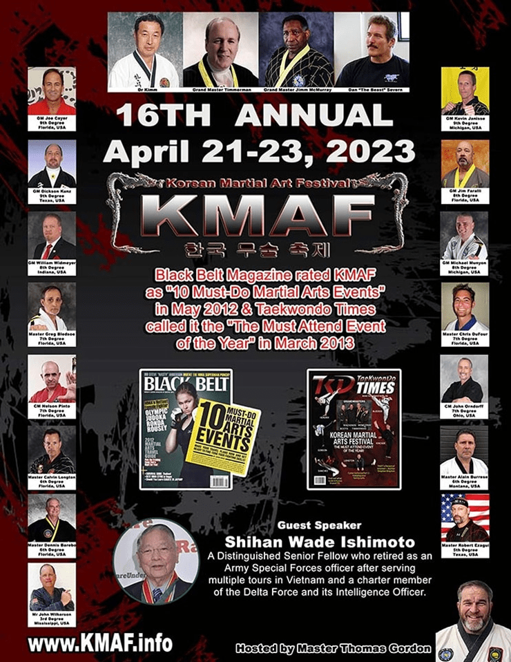 16th Annual Korean Martial Art Festival April 2123, 2023