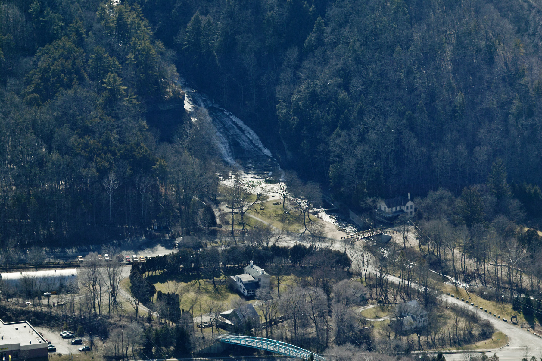 Buttermilk Falls from on High Walk in the Park