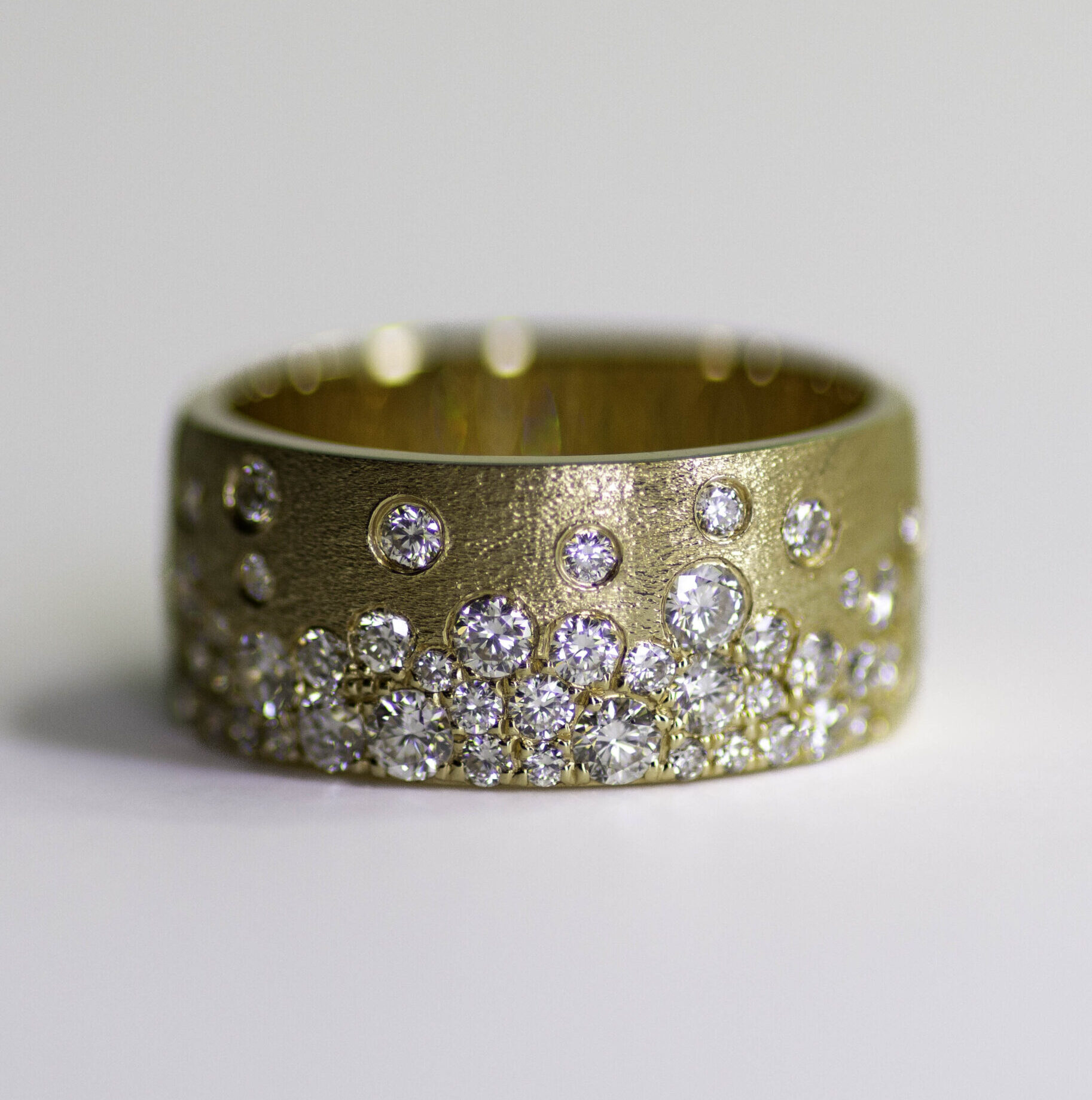 Diamond Confetti Band in 14k Yellow Gold The Jewelbox