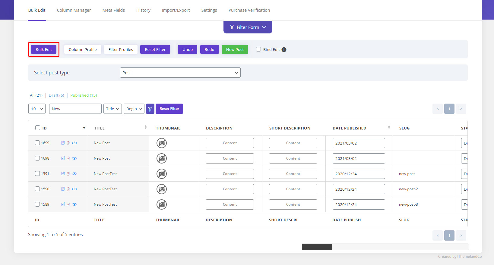 How to bulk edit post and custom post category in WordPress? WordPress Bulk Post Editing
