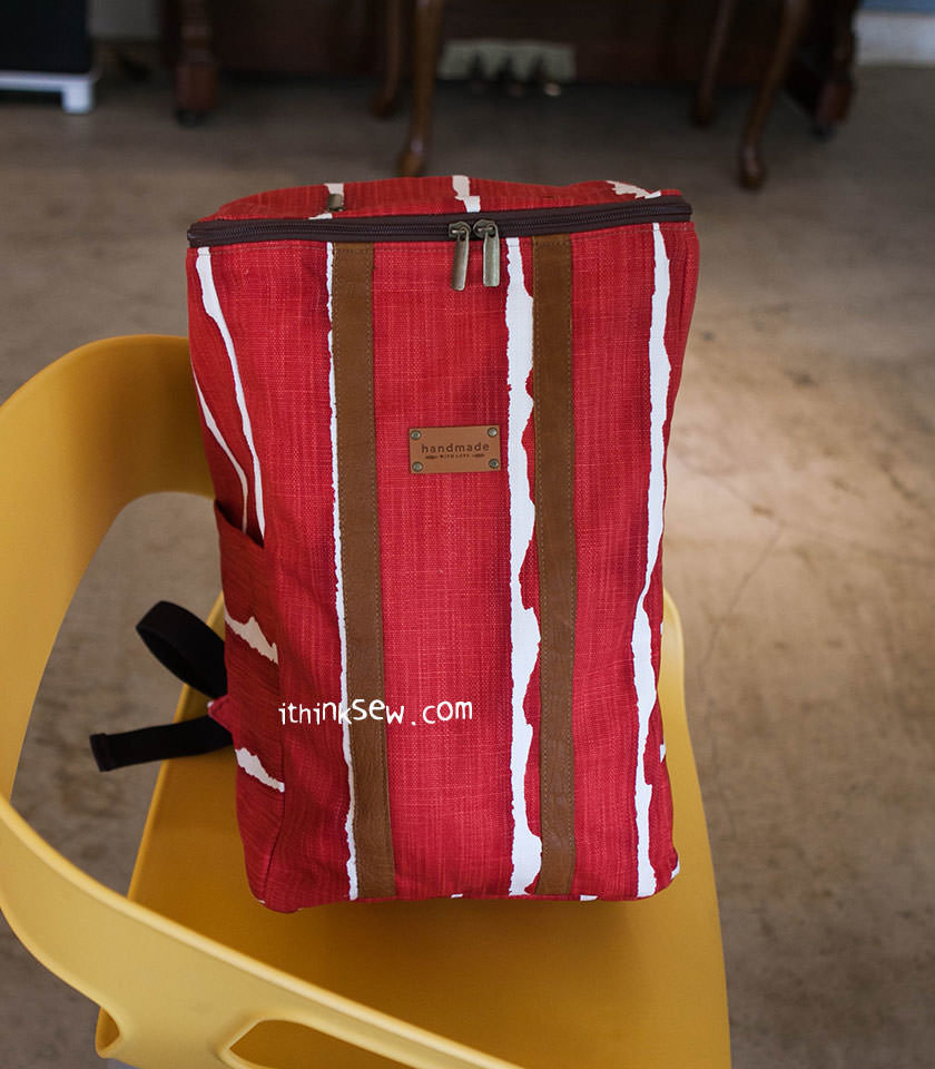 iThinksew Patterns and More Maxine Barrel Backpack PDF Pattern