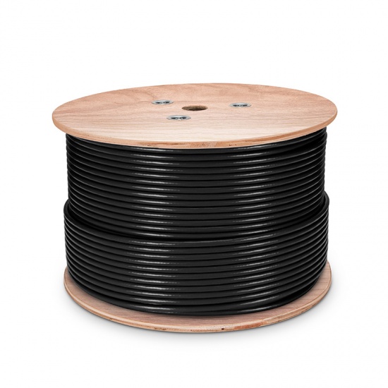 Cat6 Outdoor Direct Burial Cable, 1000ft (305m), UV Rated PVC and LDPE