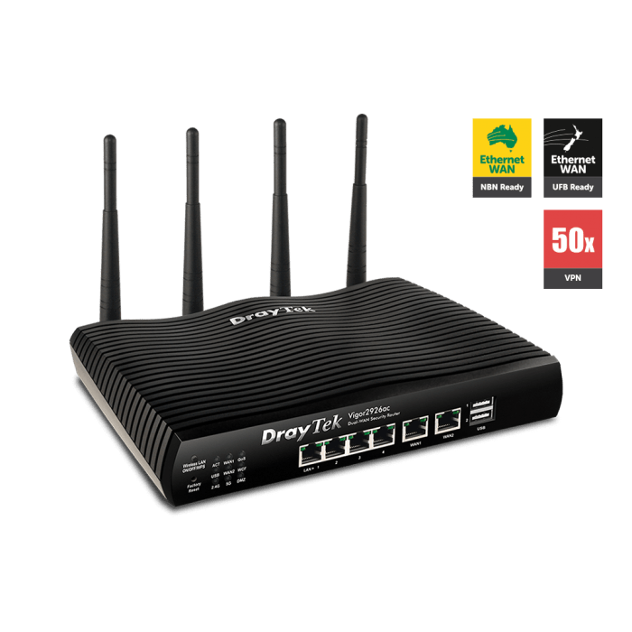 DRAYTEK Vigor 2926ac Dual WAN Gigabit broadband router Router Price in