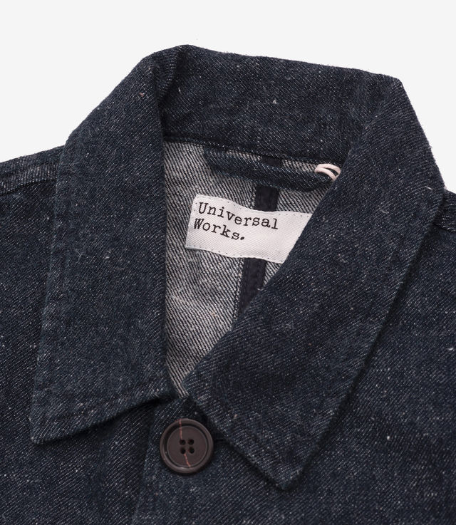 Shop Universal Works Bakers Jacket Future Denim Indigo at itk online store