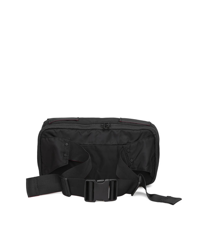 Shop Maharishi Travel Waist Bag Black at itk online store