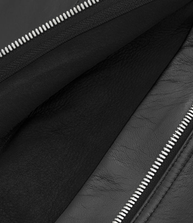 Shop 032c GUILTY Leather 'Spoil' Zip Trousers Black at itk online store