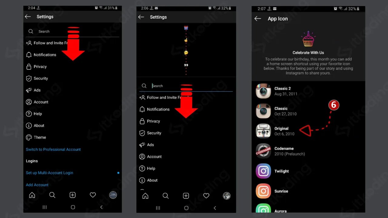 Cara Mengganti Icon Instagram di Android & iPhone Ultah IG