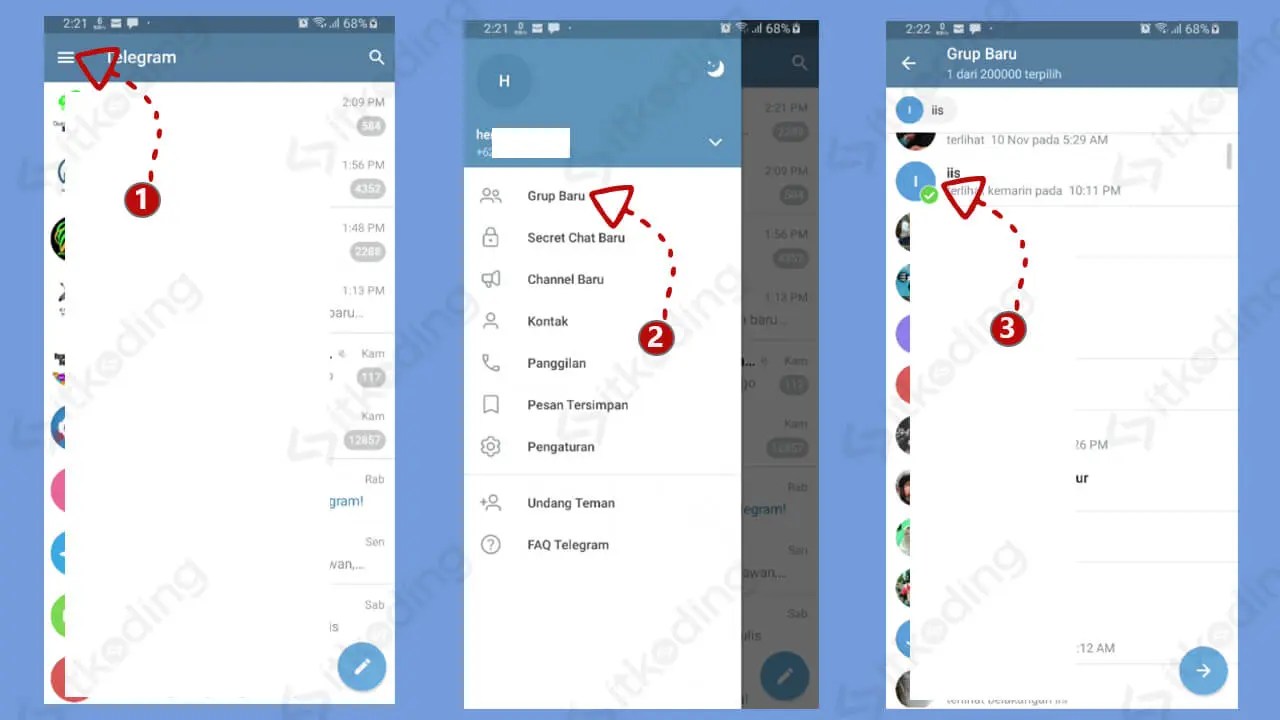 Begini Cara Membuat, Mengatur & Menghapus Grup Telegram