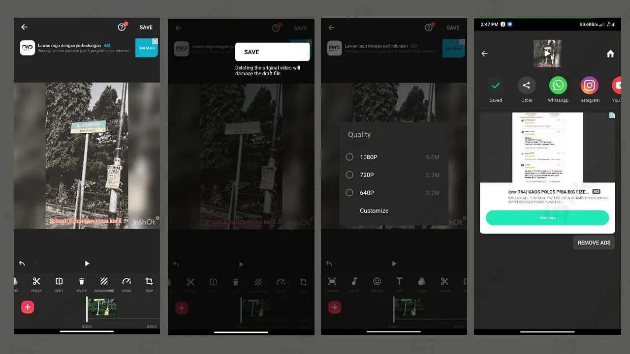 Cara Edit Video Di Inshot