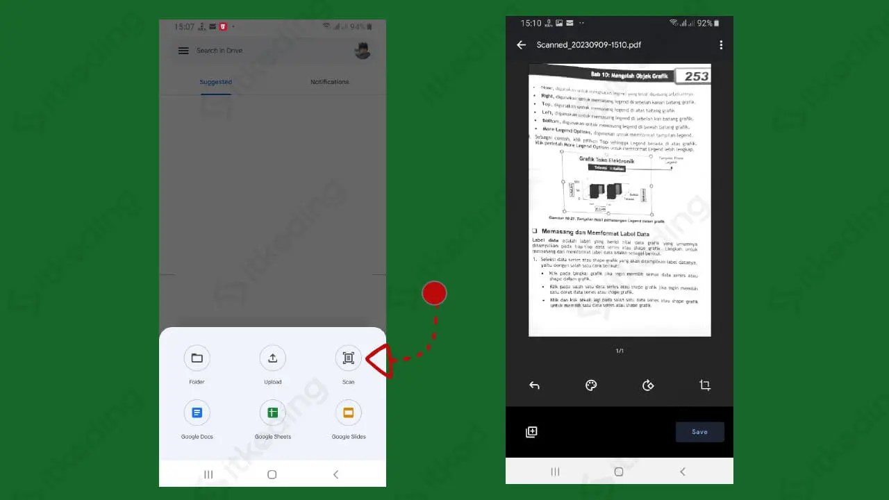 Cara Scan Foto, Dokumen, KTP dan TTD di HP Jadi JPG & PDF