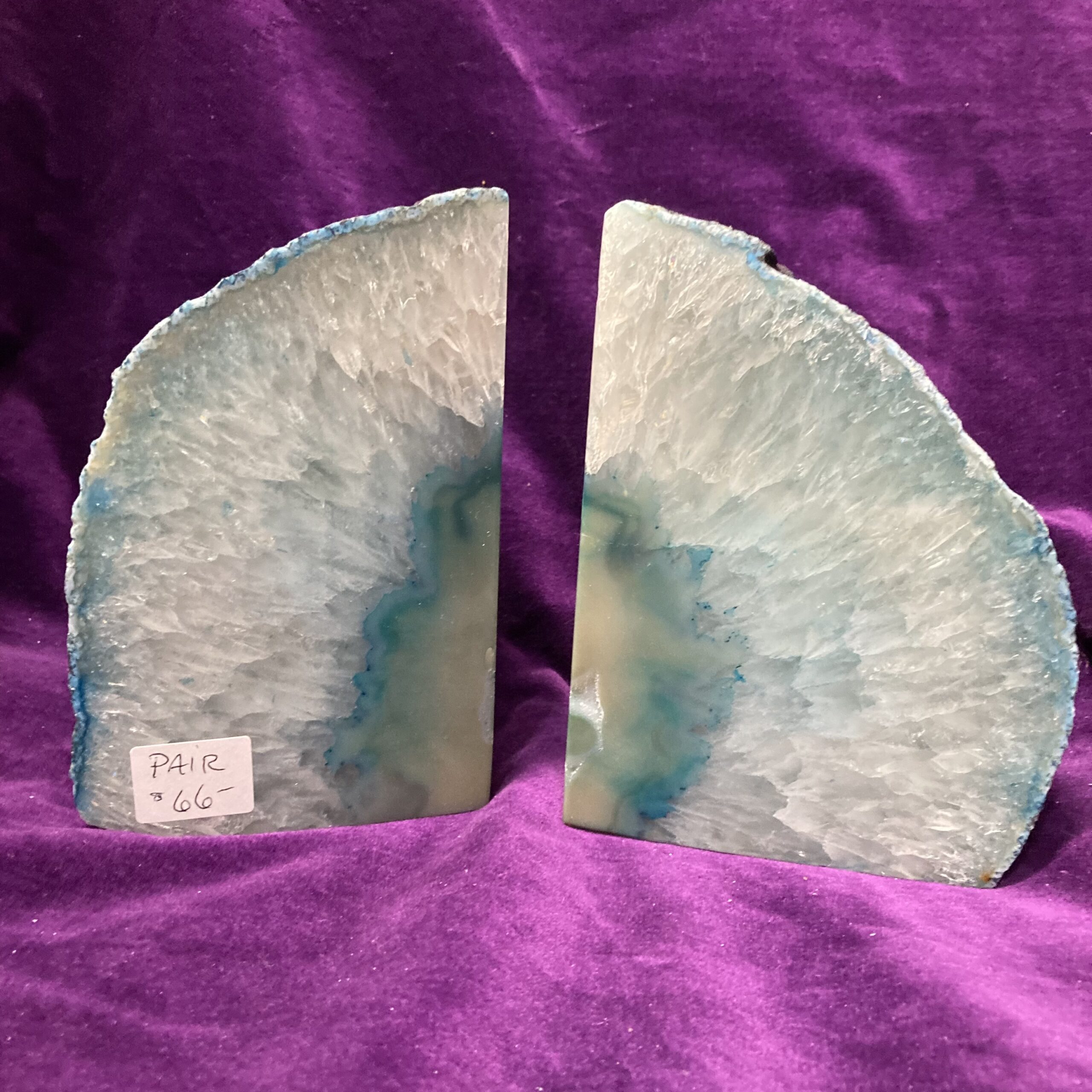 Agate Bookends Into the Mystic Shop