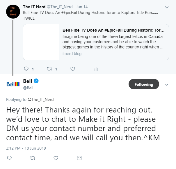 Bell Fibe TV Does An EpicFail During Historic Toronto Raptors Title
