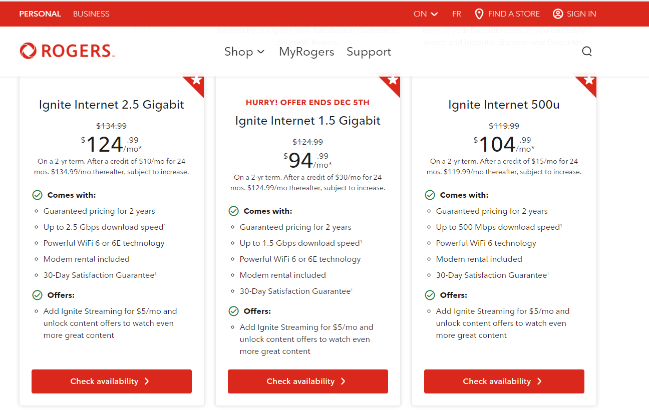 Rogers Releases New Speed Tiers…. With The Same Pathetic
