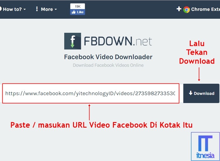 Cara Download Video Di Facebook Pc / Cara Download Video Di Facebook
